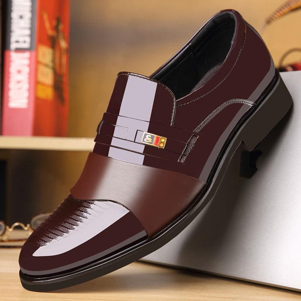 Men's Business Slip-on Leather Shoes